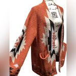 Davi & Dani  long open front duster. Size Small Photo 3