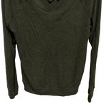 Wantable Forest Green Light Weight VNeck Sweater Size Medium Holiday Party Photo 2