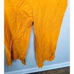 Peter Som  COLLECTIVE Yellow Linen Blend Cross Back Jumpsuit Size 2 Photo 5