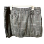 Gap School Girl Gray Checkered Plaid Skirt Fully Lined 16 Photo 3