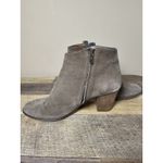 Madewell  The Billie Boot Suede Leather Stacked Heel Ankle Tan‎ Womens Size 9 Photo 1