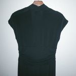 BCBG Paris L Short Capped Sleeved Pullover Dress in Black Funeral Size L Photo 3