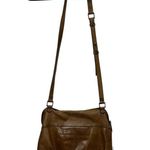 Hobo Brown Leather Shoulder Crossbody Purse Bag Photo 2