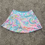 Lilly Pulitzer Aila Luxletic Skort Carnivale Coral Tennis Run UPF 50+ XS Photo 3