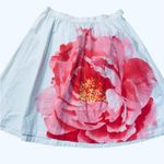 Isaac Mizrahi •  for Target white floral midi skirt white pink large Photo 0