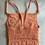 Free People  Movement Femme Ruched Tank Coral Peach Photo 2