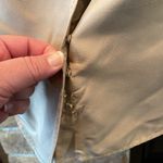 Valentino Spa Silk Blouse Tan Size 10 Photo 3