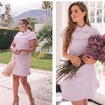 Gal Meets Glam  Emma Ruffle Collar Dress Lavender Size 12 Photo 3