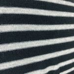 J. Jill Sweater Dress S Black Gray Striped Shift Tunic Short Long‎ Sleeve Pocket Photo 6