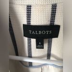 Talbots Women's Striped Blazer button up women size 6 Photo 4