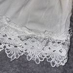 Rue 21  White Off Shoulder Lace Trim Bell Sleeve Top Photo 4