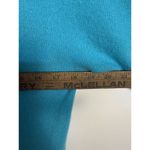 Pure Amici Cashmere Sweater Turquoise Fringe Hem Vneck S Blue Photo 3