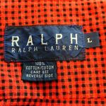 Ralph Lauren Ralph  Red Checkered Sleeveless Plaid Blouse Size Large  EUC #6912 Photo 4