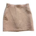 ZARA Womens Trafaluc Peach Orange Black Polka Dot Stretchy Mini Skirt - Sz XS Photo 1