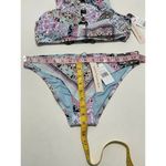 Nanette Lepore  Hannah High Neck Marrakesh Megerie Bikini‎ Set Swim Pink Size 8 Photo 8