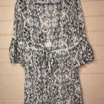 Blue Island  Black and White Blouse Photo 0