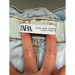 ZARA Women's Vintage Light Wash Relaxed Denim Jeans Size 8 Blue Photo 6