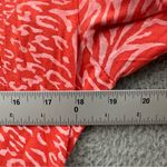 Fresh Produce  3/4 Sleeve Knotted Mixed Animal Prints Top Coral Women's‎ M Photo 4