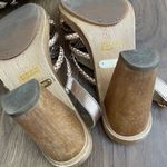 Michael Kors Rose Gold Metallic Pink Braided Strappy 4” Heels 6 Photo 8