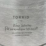 Torrid  Plus 1X Breast Cancer Awareness Raglan Tee Shirt Love Hope Strength Pink Photo 3