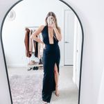 Amanda Uprichard Black Halter Maxi Dress Photo 12