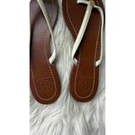 Tory Burch White Patent Leather Thong Sandals Photo 1
