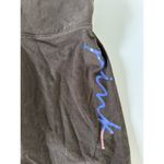 Pink womens black biker shorts size XS with logo Photo 2