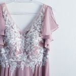 JJ's House  Bridesmaid Blush Lace Dress Photo 3