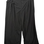 Halara  Black Wide Leg Pleated Palazzo Pants Plus Size 2X Waffle Curvy Plus! Photo 0