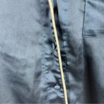 Abercrombie & Fitch  Dark Blue Satin‎ Pajama Set Photo 4