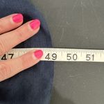 Laura Ashley Vtg Sz 12 Dress Linen Blend Midi Lagenlook Sleeveless Classic Navy Photo 12