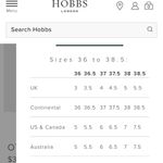 Hobbs London  women’s wingtip shoes sz 37 Photo 7