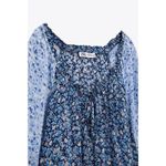 ZARA Boho Floral Tiered Maxi Dress Photo 4