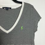 Ralph Lauren  striped v-neck‎ tee size medium Photo 1