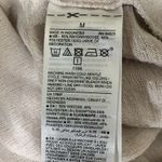 Old Navy  Women’s Beige Long Sleeve Blouse Size M Split Neck Lightweight Rayon Photo 5