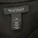 White House | Black Market Black Woven Overlay Dress size XS Photo 9