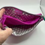 Kipling A Rare Vintage  Orchid Pink “K” Monogram Zip Makeup Cosmetic Bag Photo 2