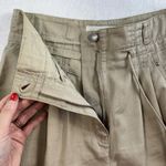 VTG 90s Together 4 Jeans Open Cross Peek A Boo Sides High Waist Jean Pleated Tan Photo 5