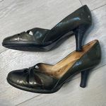 Soft Gabriela dark green learner‎ pump round toe medium heel size 9.5 Photo 1