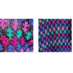 Best American Clothing Co Cardigan Medium Wool Blend Black Geometric Vin… Size undefined Photo 8