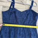 Foxiedox Blue Maisie Lace Velvet Trim MIDI Dress NWT 14 Photo 10