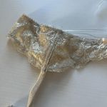 Victoria's Secret NWT  Dream Angels Metallic Gold Lace Garter Belt M/L HTF Y2K Photo 3