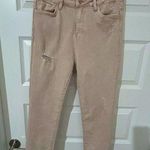 Vervet High Rise Skinny Distressed Jeans Light Rose Pink Size 29 Photo 0