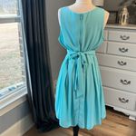 Orsay Seafoam Dressy Dress Aquamarine Womens 40 Party Church Wedding Size 10 Photo 4