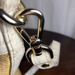 Brahmin  HAYDEN DAYDREAM BIJOU CROC EMBOSSED w/ woven raffia bamboo handles Photo 6