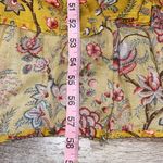 Sonmer Womens Floral Ruffled Sleeveless‎ Maxi Dress Yellow Size Medium NWOT Photo 12