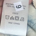 Venus  NEW Tie Dye Boho Indigo Beige Rust Top Front Bell Sleeve Casual Loose XL Photo 7