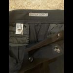 ULTRA OZBEK Made In Italy Striped Dress Pants‎ Sparkly Pinstripe Black US 8 Photo 3