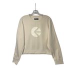 Ethika Beige Cropped Sweatshirt Large | Minimalist Logo Photo 1