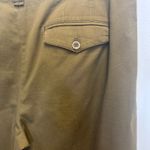 Vince  Pleated Ankle Tapered Chino Pants Olive Green Work Career Office Size 10 Photo 6